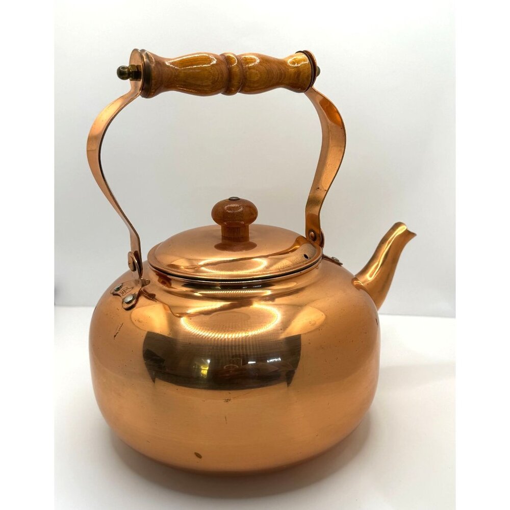 ODI Korea Copper Wood Handle Tea Kettle